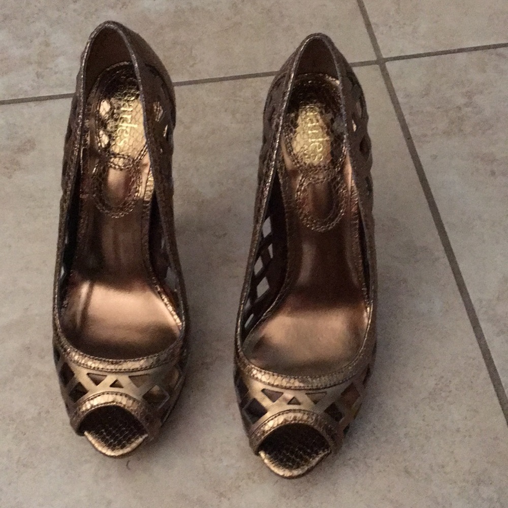 Bronze Charles by Charles David heels